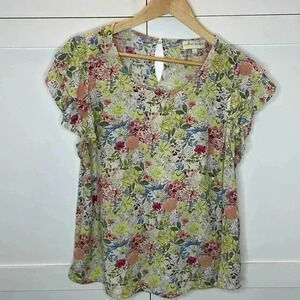 Cynthia Rowley Women’s Flower Blouse Size: Large